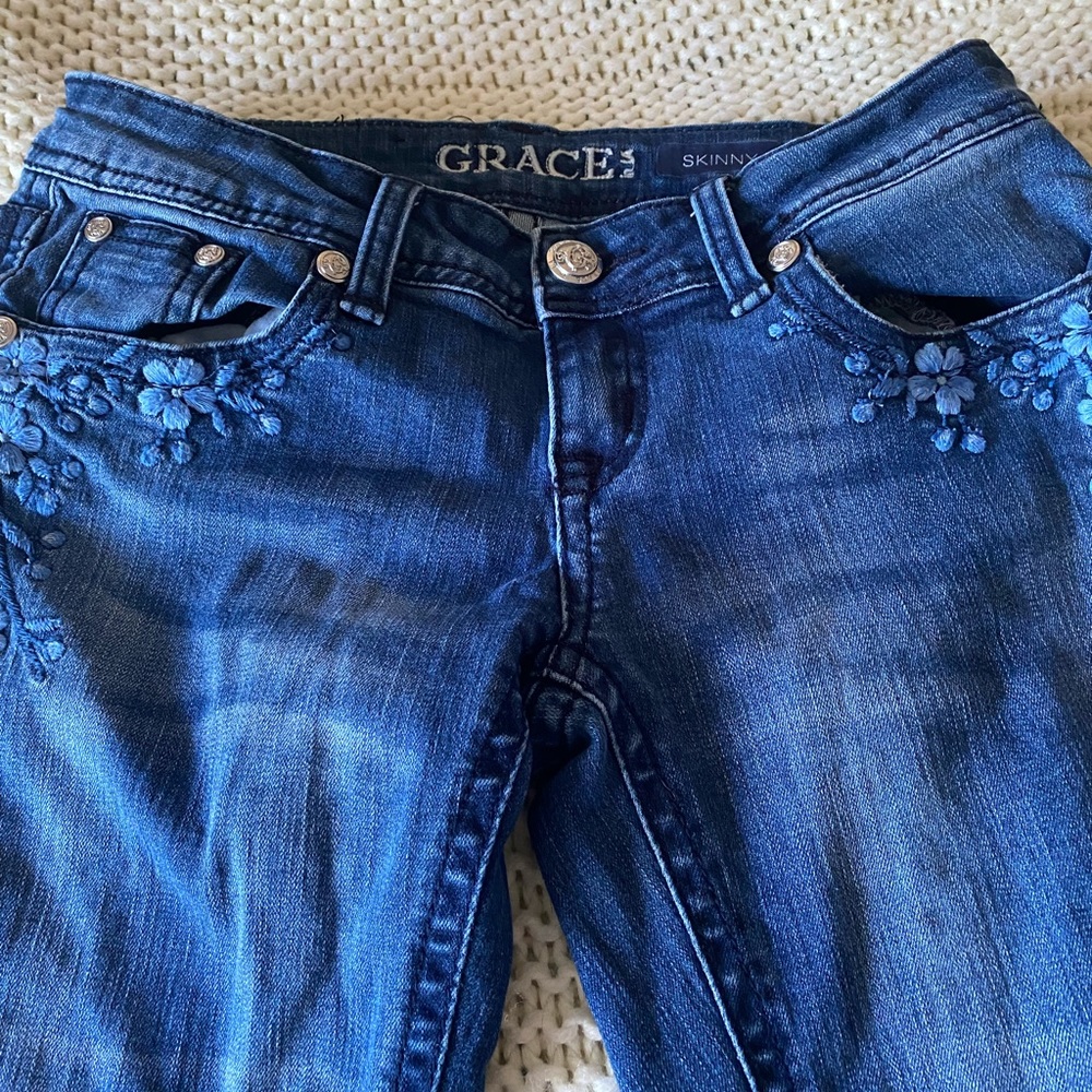 Low Rise Skinny Jeans